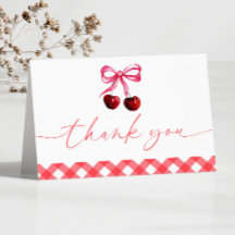 彼女はさくらんぼオントップボウさくらんぼベビーシャワー