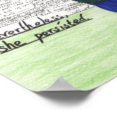 彼女はしつこく独身の言った ポスター (角)