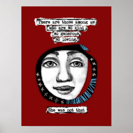 彼女はそのポスター・ウォール・アートではなかった ポスター