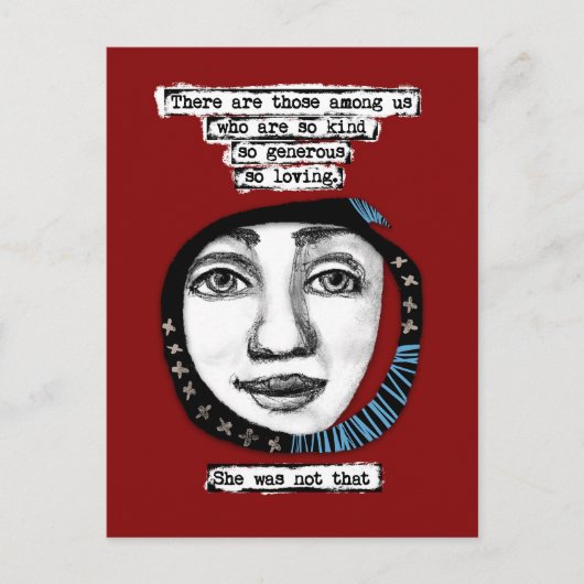 彼女はそのポストカードではなかった ポストカード (正面)