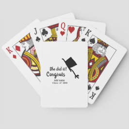 彼女はそれをやったおめでとう卒業を追加の学生名ye トランプ