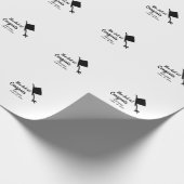 彼女はそれをやったおめでとう卒業を追加の学生名ye ラッピングペーパー (角)