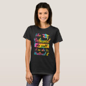 彼女はそれをマスターしたマスターズレベル1 Tシャツ (正面フル)