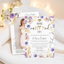 彼女はそれをワイルドフラワー金ゴールドRN卒業パーティーを獲得