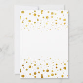 彼女はそれを卒業した 招待状 (裏面)