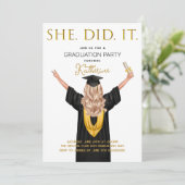 彼女はそれを卒業した 招待状 (スタンド正面)