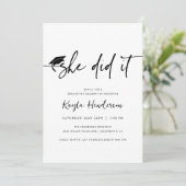 彼女はそれを卒業招待状した 招待状 (スタンド正面)