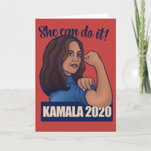 彼女はそれを行うことができるKAMALA 2020投票Kamala Harris カード