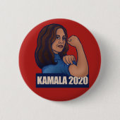 彼女はそれを行うことができるKAMALA 2020投票Kamala Harris 缶バッジ (正面)