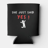 彼女はちょうどyesと言った 缶クーラー (正面)