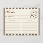 彼女はちょっとお姉さん コーヒーケーキの誕生日レシピ エンクロージャーカード (正面)