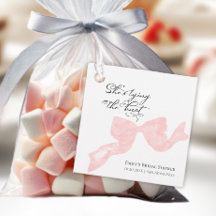 彼女はついに結婚した ノット・ボウ ブライダルシャワーのお礼