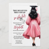 彼女はできると信じたので卒業式を挙げた 招待状 (正面/裏面)