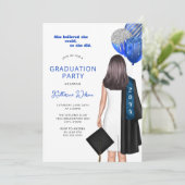 彼女はできると信じた 青い写真 卒業パーティー 招待状 (スタンド正面)