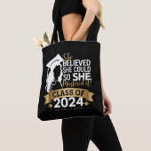 彼女はできる と信じて マスターした 2024 トートバッグ (クローズアップ)