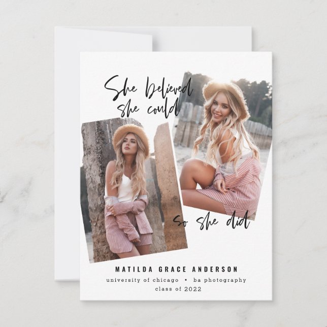 彼女はで信じきるだけ卒業した  (正面)