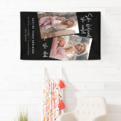 彼女はで信じきるだけ卒業した 横断幕 (インサイチュ)