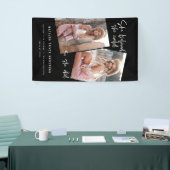 彼女はで信じきるだけ卒業した 横断幕 (トレードショー)