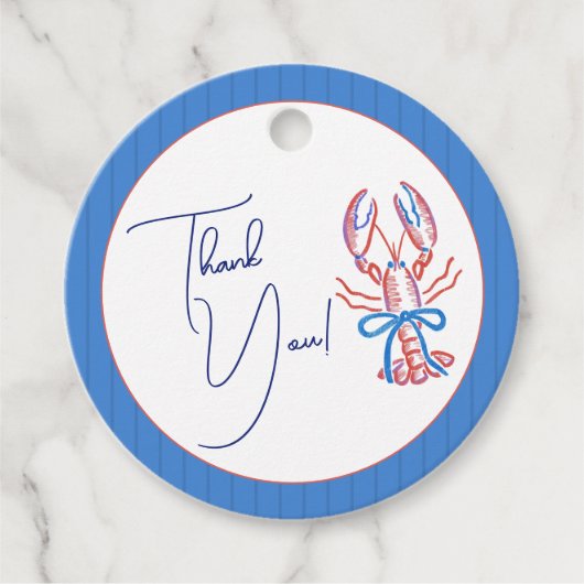 彼女はとっておきの海岸のカニの結婚前お披露目パーティー フェイバータグ (正面)