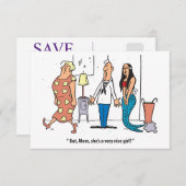 彼女はとっても素敵な娘、面白い セーブザデート (正面/裏面)