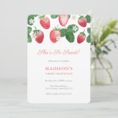 彼女はとても甘いストロベリーピクニックの誕生日パーティーだ 招待状 (スタンド正面)