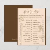 彼女はどちらが好き？独身最後の夜のゲーム エンクロージャーカード (正面/裏面)