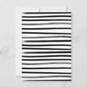 彼女はどちらを好むでしょうか? 手描きのブライダルシャワーゲーム 招待状 (裏面)