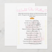 彼女はどちらを好む？ 招待状 (正面/裏面)