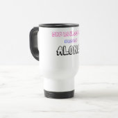 彼女はひとりで帝国を築く モチベーションTravel Mug トラベルマグ (正面左)