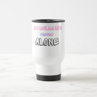 彼女はひとりで帝国を築く モチベーションTravel Mug トラベルマグ