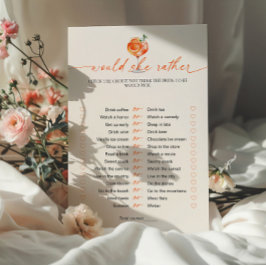 彼女はむしろアペロスピリッツブライダルシャワーゲーム