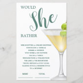 彼女はむしろエレガントブライダルゲーム招待状 (正面)