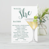 彼女はむしろエレガントブライダルシャワー 招待状 (スタンド正面)