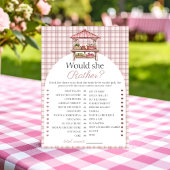 彼女はむしろカントリーマーケットブライダルのゲームカードを望む 招待状