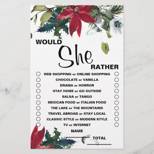 彼女はむしろクリスマスフローラブライダルゲーム (正面)