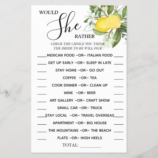 彼女はむしろゲームカードをシャワーする財産 チラシ (正面)