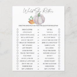 彼女はむしろゲーム – 白いカボチャ – 