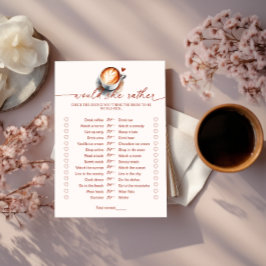 彼女はむしろコーヒーブライダルシャワーゲーム 招待状