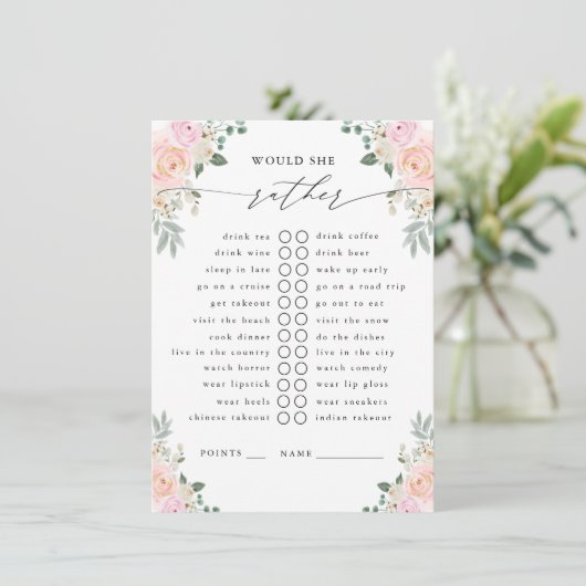 彼女はむしろシャンパンのフローラパーティーゲーム エンクロージャーカード (スタンド正面)