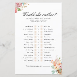 彼女はむしろスクープされたブライダルゲーム