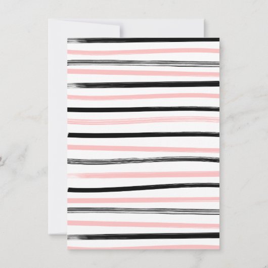 彼女はむしろスクープブライダルシャワーゲームを 招待状 (裏面)