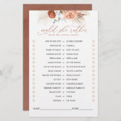 彼女はむしろテラコッタのフローラブライダルゲーム (正面/裏面)