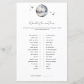 彼女はむしろディスコのボールブライダルシャワーゲーム (正面)