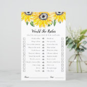 彼女はむしろヒマワリのブライダルシャワーゲーム (スタンド正面)