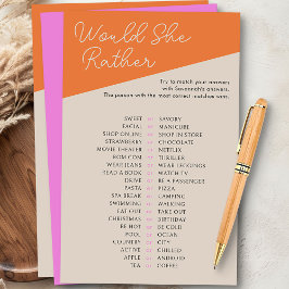 彼女はむしろピンクのオレンジ色の三色シャワーゲーム