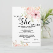 彼女はむしろピンクのフローラブライダルゲーム 招待状 (スタンド正面)