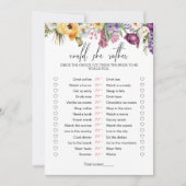 彼女はむしろフローラブライダルシャワーゲーム 招待状 (正面)