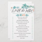 彼女はむしろフローラボーブライダルシャワーゲーム (正面/裏面)