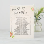 彼女はむしろブライダルシャワーのゲームカード シーズンカード (スタンド正面)