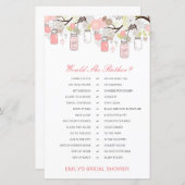 彼女はむしろブライダルシャワーゲーム印刷を (正面/裏面)